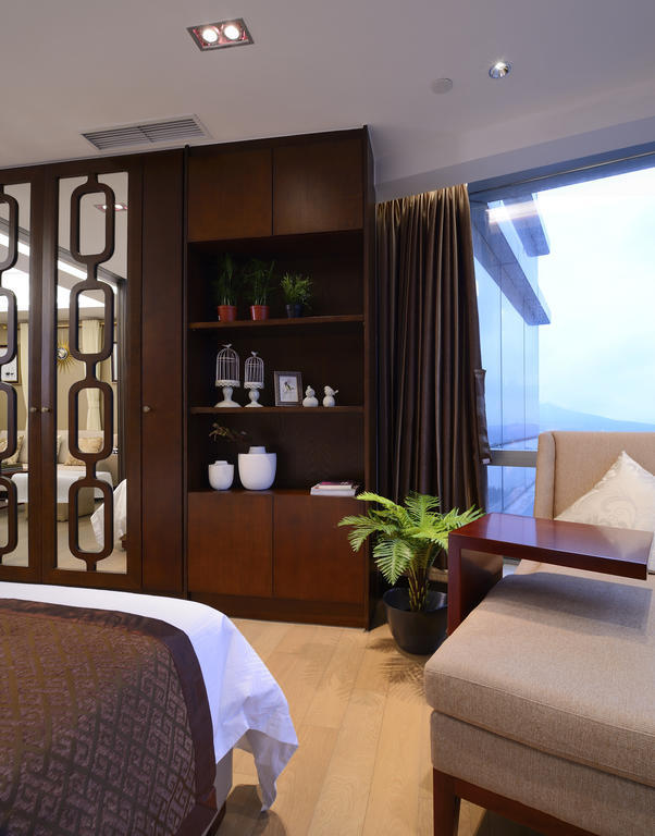 Yousu Hotel & Apartment Nanjing Xuanwu Lake Jinmao Plaza Branch Quarto foto